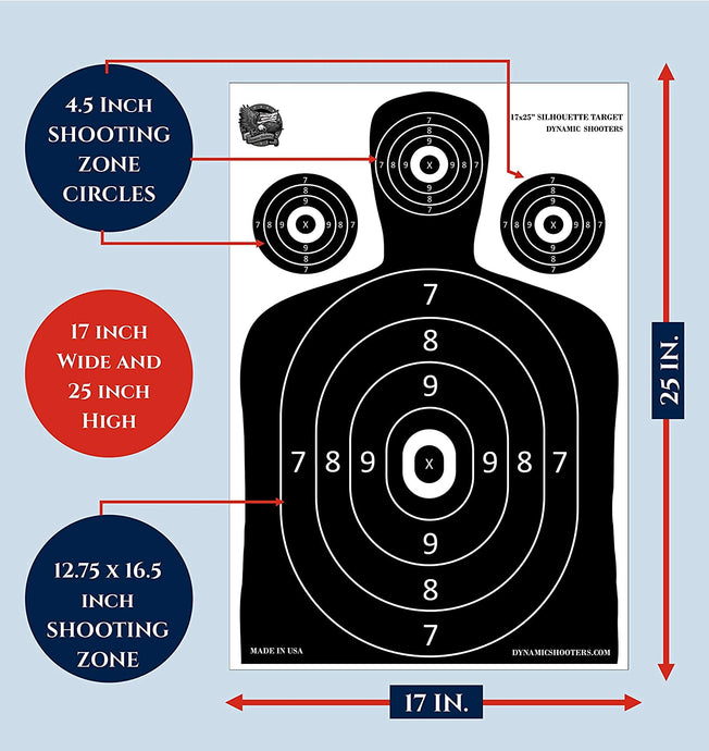 Dynamic Shooters Paper Shooting Targets
