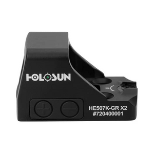 HOLOSUN HE507K-GR X2 Green Dot Reflex Sight, Shake Awake Technology
