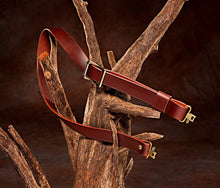 Cargar imagen en el visor de la galería, Detroit Leather Shop USA Handmade Slider Buckle Rifle Sling 1.25&quot;