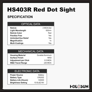 🤠👍Holosun HS403R Micro punto rojo