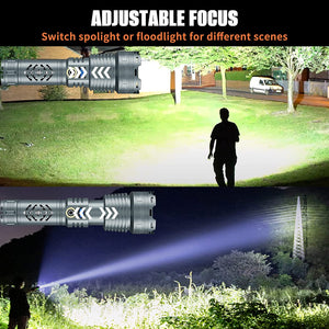 LED Rechargeable Flashlights High Lumens