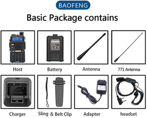 Rechargeable Long Range Portable Baofeng Walkie Talkie